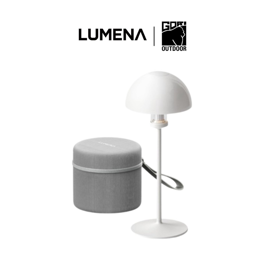 [7.7 โค้ด GORI77 รับ Coin 10%] Lumena M3 Table Lamp Package - Blanc Edition ไฟตั้งโต๊ะ ไฟพกพา