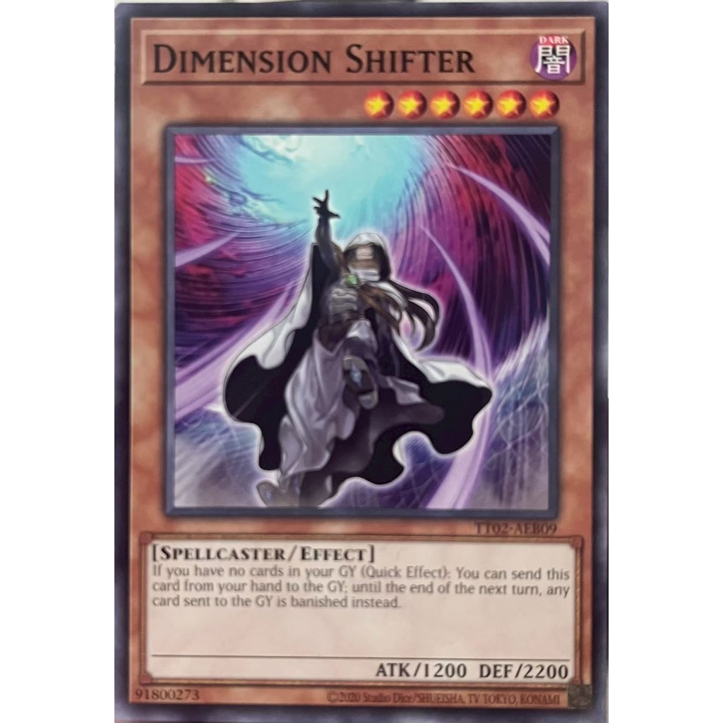 Yugioh Asia-Eng [TT02-AEB09] Dimension Shifter (Common) การ์ดยูกิแท้ถูกลิขสิทธิ์