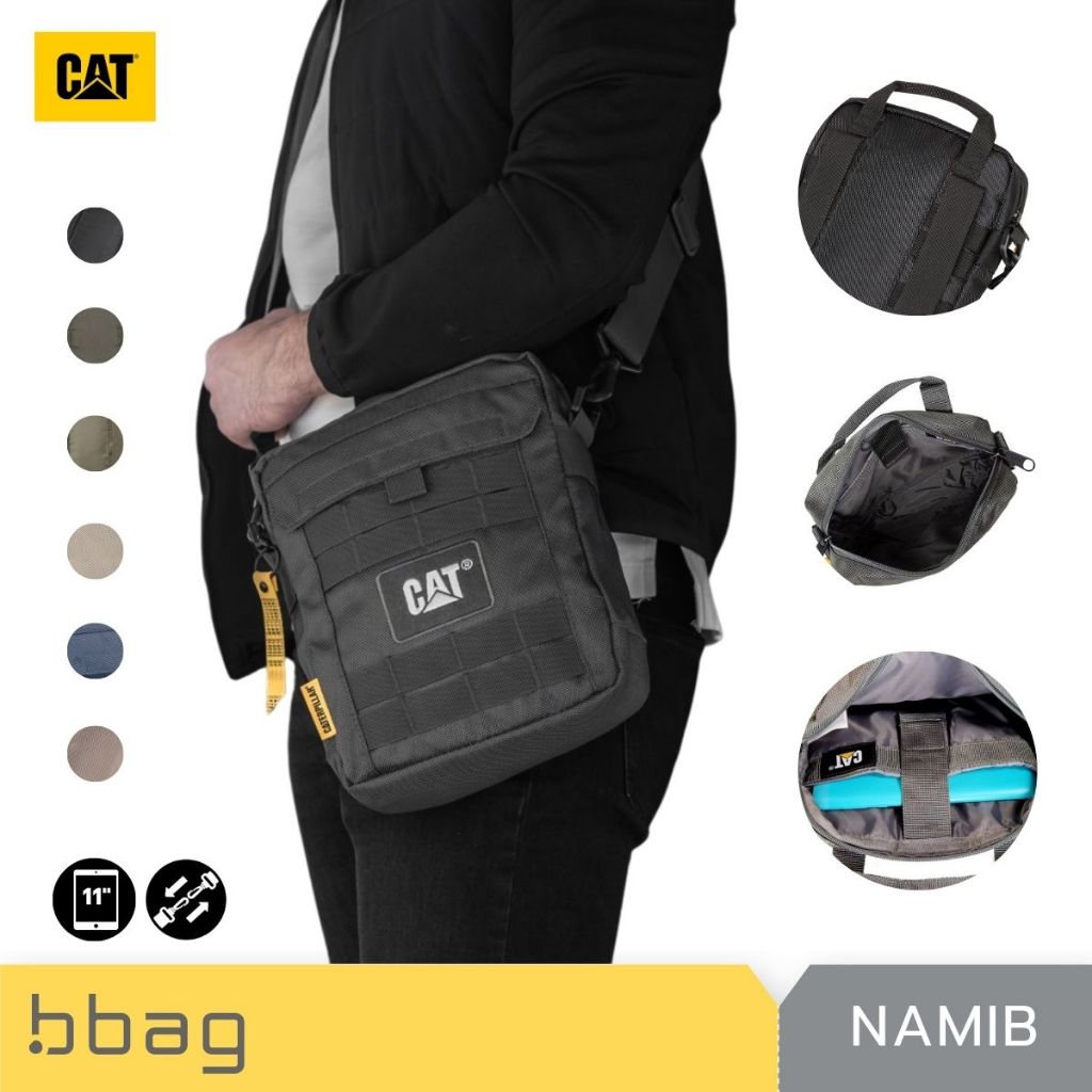 Caterpillar กระเป๋าสะพายข้าง 4.5 ลิตร รุ่น Namib 84036 กันน้ำ ใส่แท็บเล็ต 11 นิ้ว (6 สี)