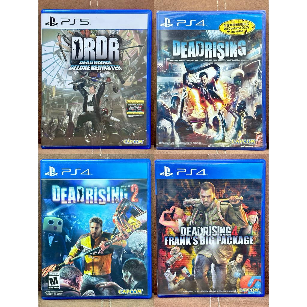 [Ps4/Ps5] Dead Rising - รวมหลายภาค / Dead Rising 2 / Dead Rising 4 / Dead Rising Deluxe Remaster [มื
