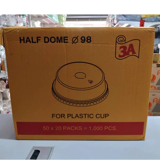 ฝาฮาฟโดม 98 ตรา3A บรรจุ50ใบ/20แถว=1000ชิ้น/ลัง