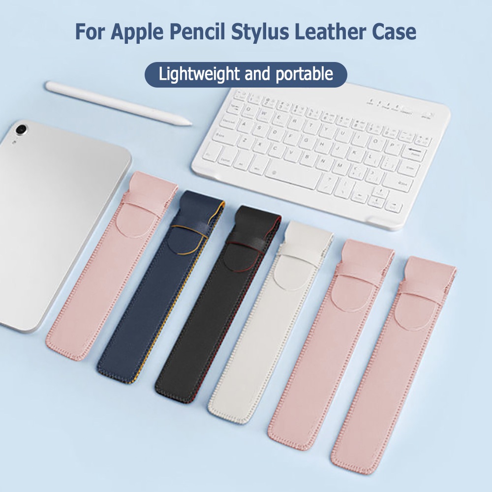 🔥ส่งจากไทย🔥กระเป๋าใส่ปากกาหนัง PU สองด้าน เหมาะสำหรับ Apple Pencil รุ่นที่ 2