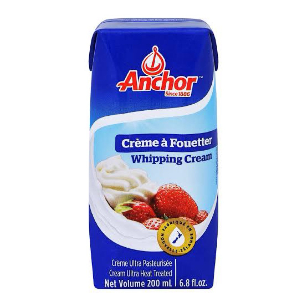 Anchor Whipping Cream 250ml. แองเคอร์ วิปปิ้งครีม 250มล.