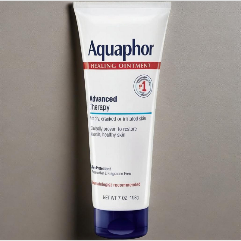 Aquaphor Healing Ointment Advanced Therapy Skin Protectant, Dry Skin Body Moisturizer, 198g Tube – โปรปัง
