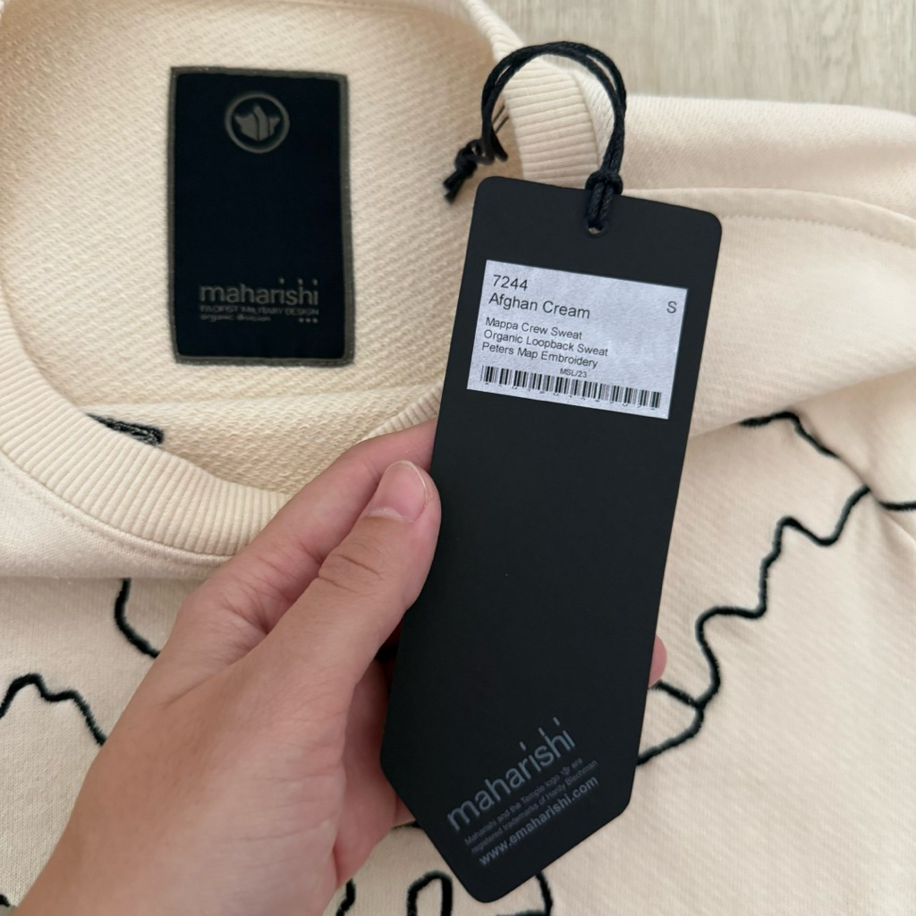 เสื้อสเวตเตอร์ Maharishi สีครีม ไซส์ S มือหนึ่ง ราคา ถูกที่สุด ดีลบีเคเค แกลเลอรีภาพที่ 5