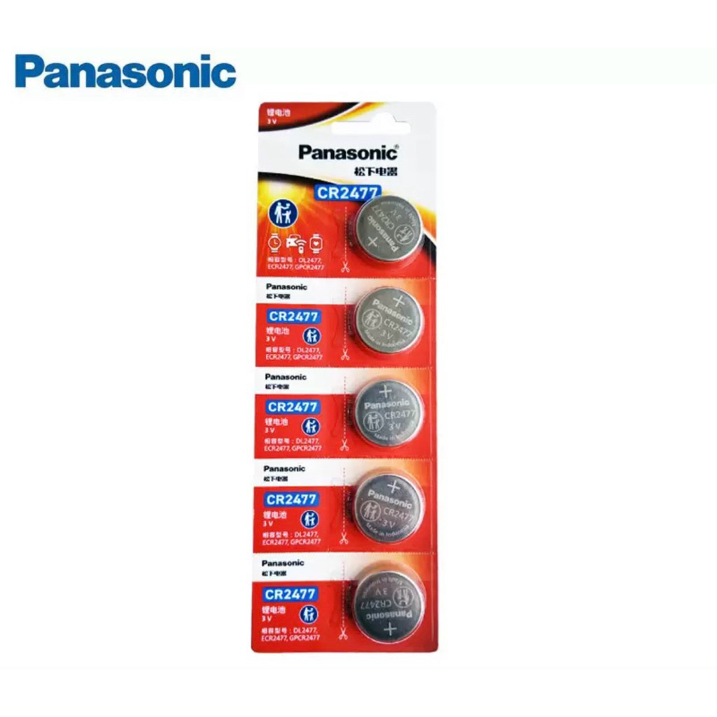 ถ่านPanasonic CR2477/DL2477 Lithium 3V แบ่งขาย1ก้อน ของแท้