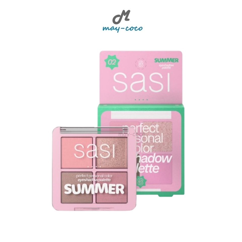 ถูก/แท้/มีไลฟ์ พาเลทท์ Sasi Perfect Personal Color Eyeshadow Palette พาเลทศศิ อายแชโดว์ เนื้อแมท ชิมเมอร์ สีชัด