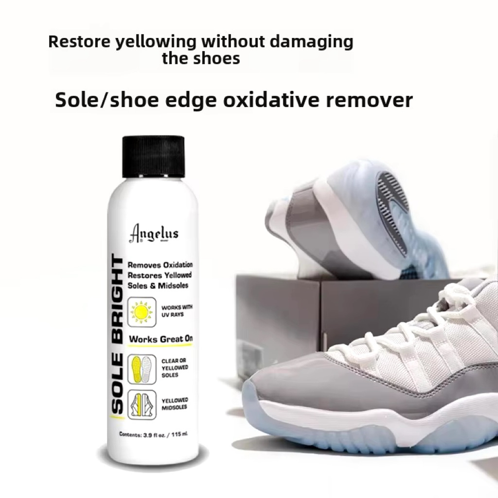 Angelus Sole Bright น้ำยารีสโตร์พื้นยาง-ขอบ Midsole ขจัดคราบเหลือง คืนความขาวใสให้รองเท้า ของแท้จากอเมริกา
