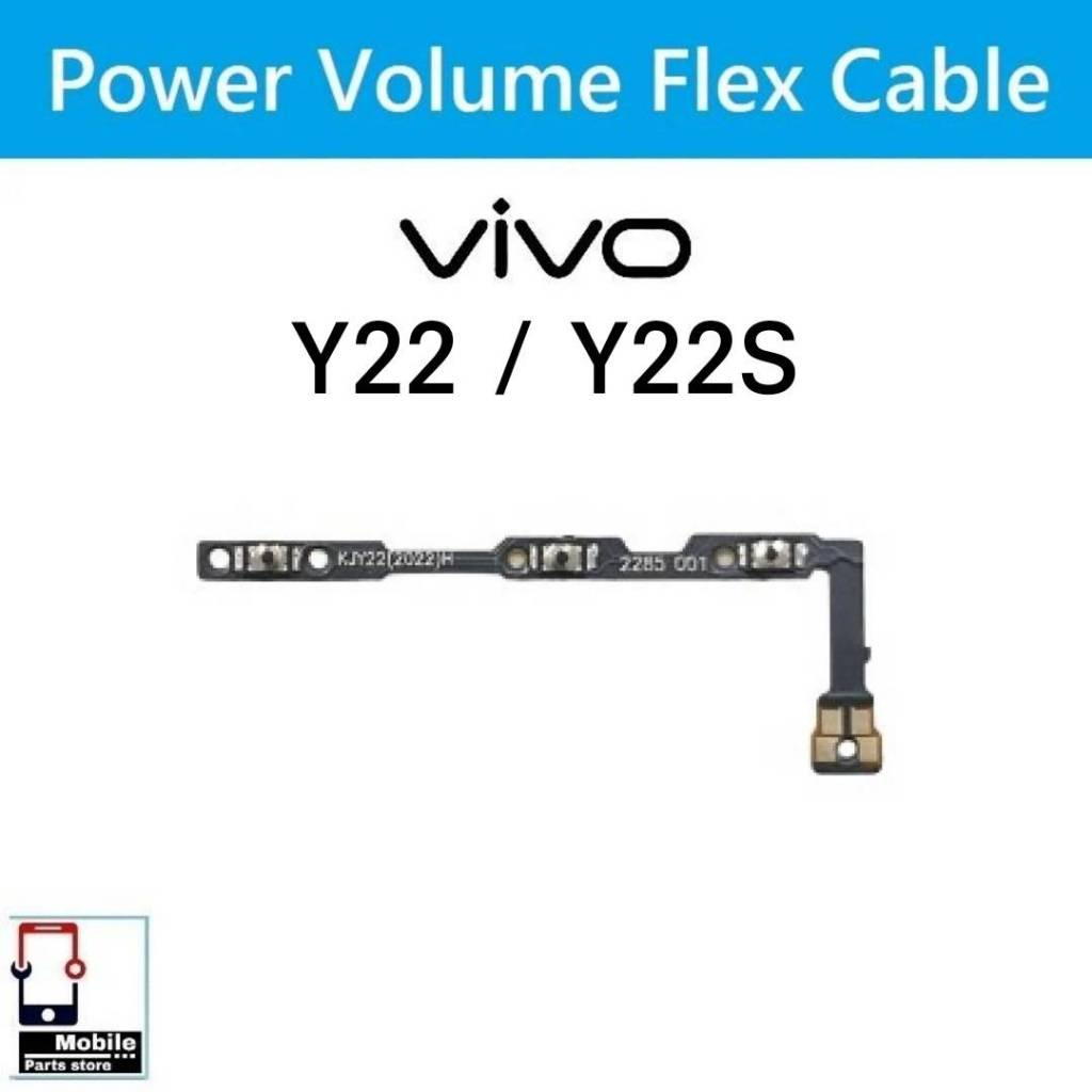 แพรสวิตช์ Vivo Y22 / Y22s แพรpower แพรปิดเปิด Power&Volume Button Flex Cable