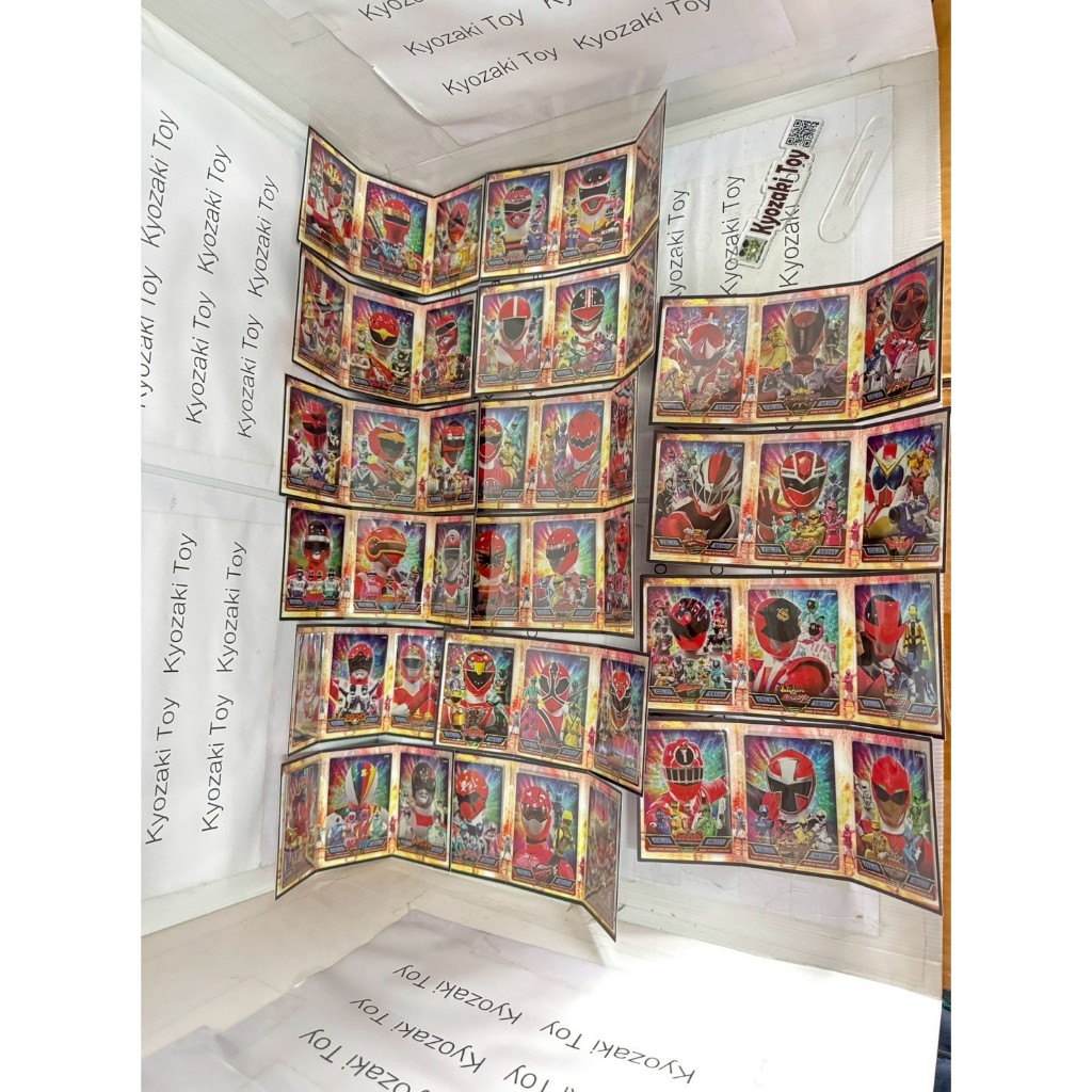 Super Sentai Card Collection(SR) การ์ดคอลเลคชั่น ซูเปอร์เซ็นไต ขบวนการ แบบแยก