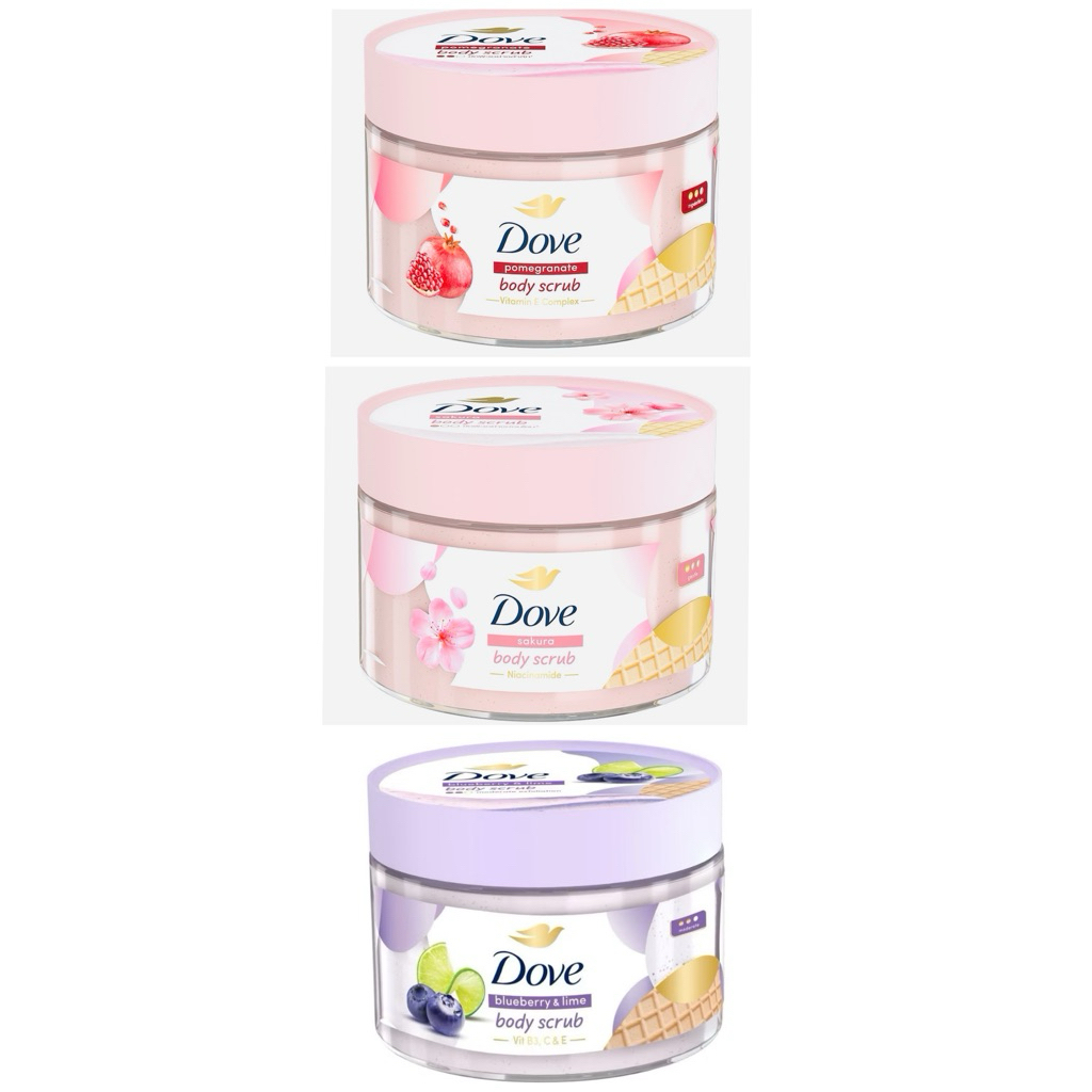 ลดแรง!!สินค้าใหม่! Dove body scrub 280g. (exp.28)