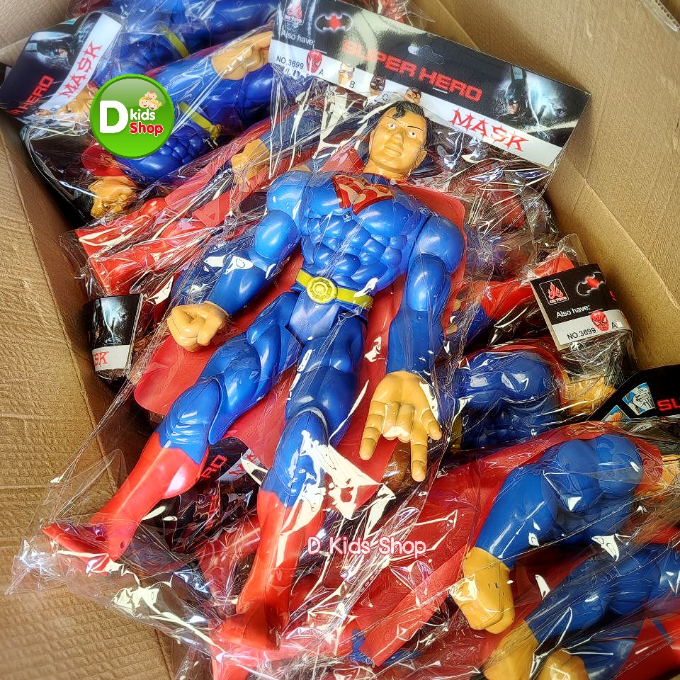 SDKT1 หุ่นซุปเป อร์แมน Sup erman โมเดลหุ่นยนต์  ตัวใหญ่ ใส่ถ่านมีเสียง มีไฟ ของเล่นเด็ก ของขวัญ - รูปที่ 4