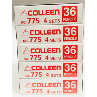 สีไม้คลอลีน 36สี COLLEEN กล่องละ 4 sets