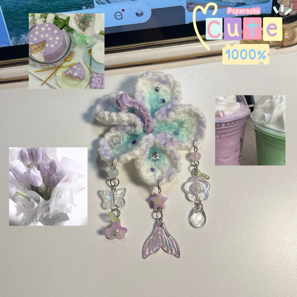 สายรัดเข็มขัดนักเรียนดอกชบา 🌺 เพิ่มจี้ห้อย - รูปที่ 2