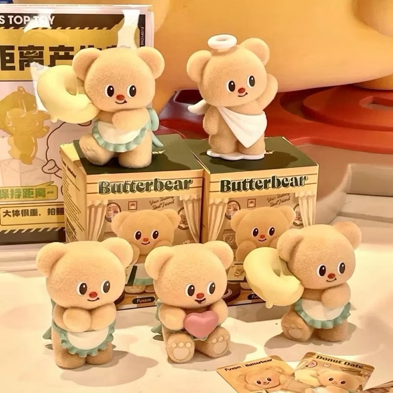 Funism X Butterbear  series blind box กล่องจุ่มเดี่ยว น้องหมีเนย รวม 3 เวอร์ชั่น Version 1 – 2 – 3  ของแท้100%