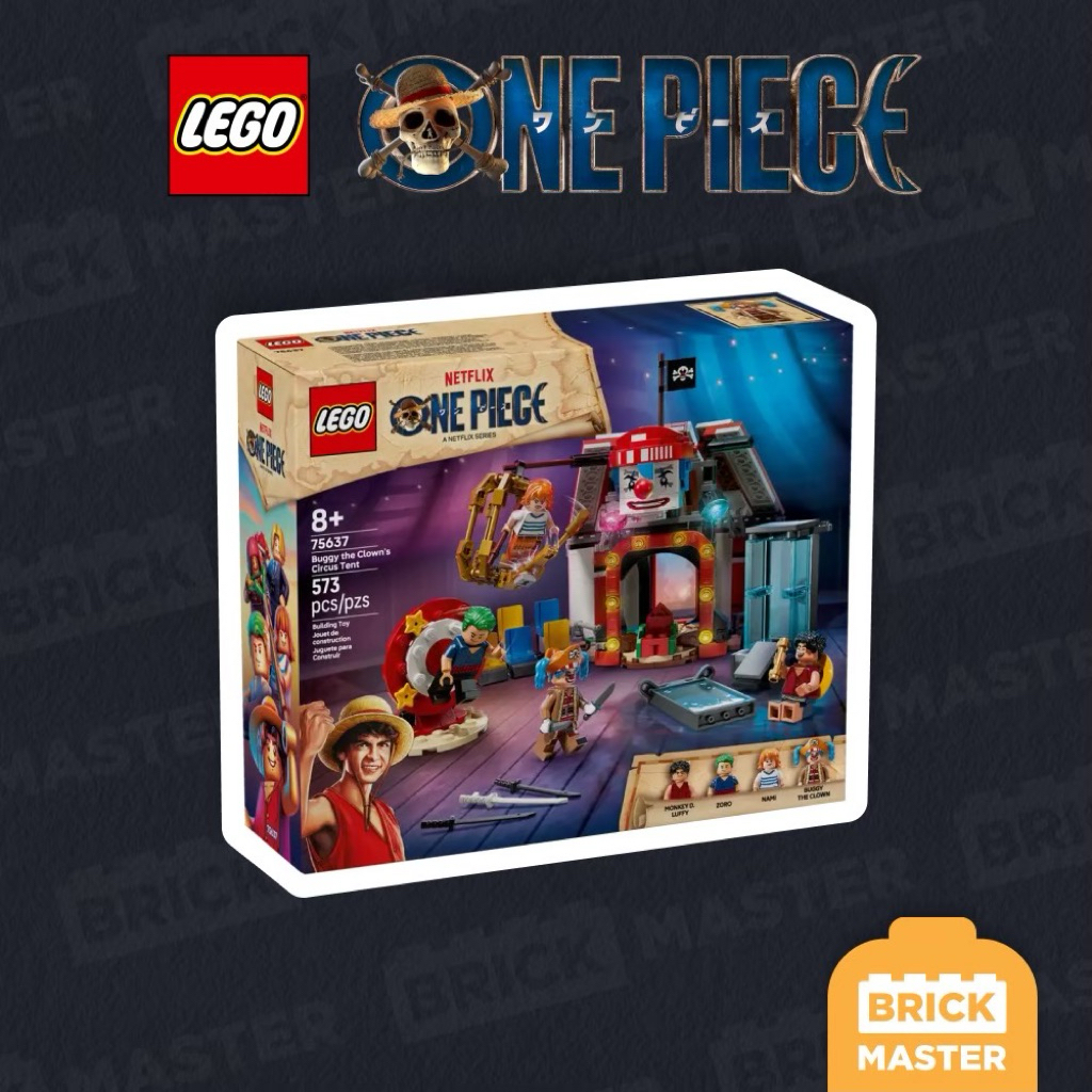LEGO ONE PIECE 75637 : Buggy the Clown's Circus Tent (เลโก้แท้ วันพีช ลูฟี่ โซโล แมคเคนยูโคตรหล่อ)