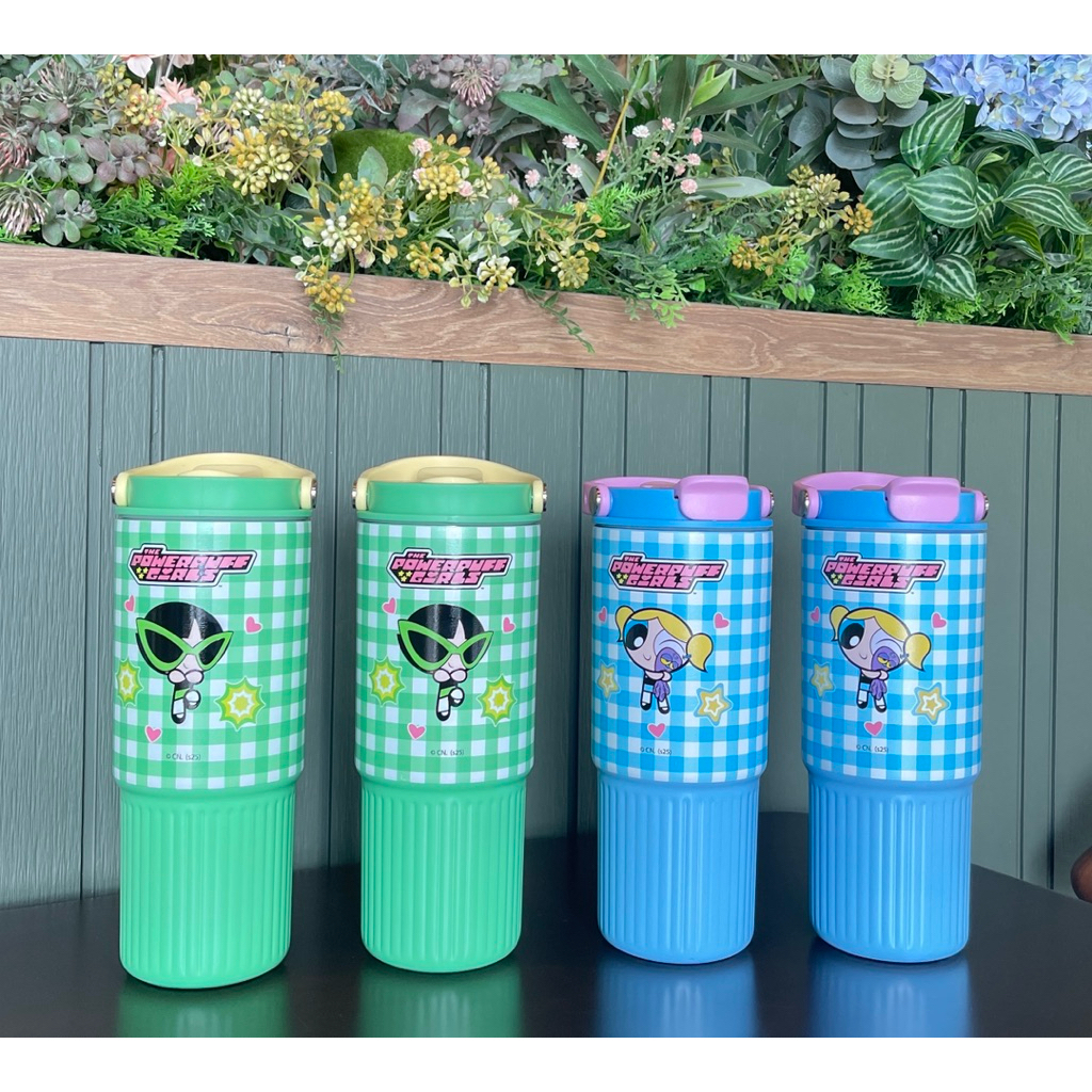 📌พร้อมส่ง📌แก้วสเตนเลส Cafe Amazon Powerpuff Girls Tumbler 22 Oz. ของแท้100%