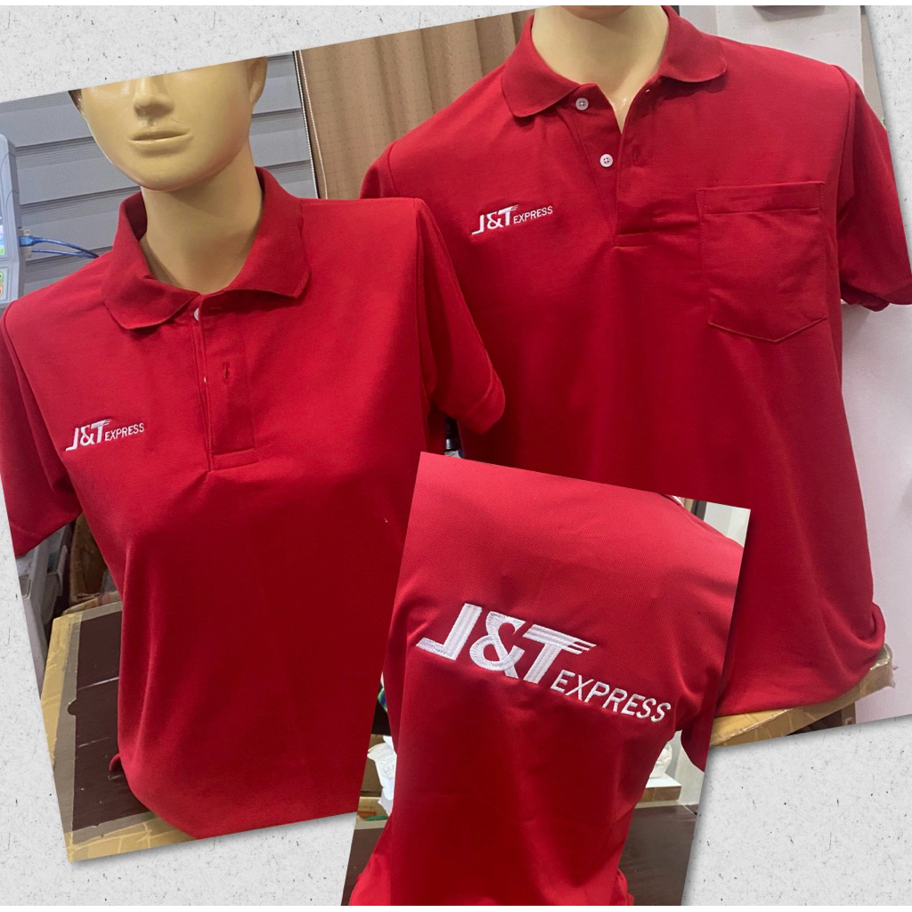 เสื้อโปโล ปักj&t เจแอนด์ที