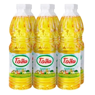 แพ็ค 4 ขวด น้ำมันโอลีน น้ำมันปาล์ม น้ำมันพืชโอลีน ขนาด 500 มล. น้ำมันปาล์มโอลีน ทอดอาหารได้กรอบนาน