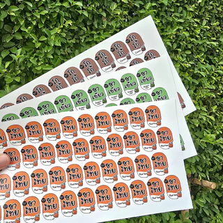 สติกเกอร์เครื่องดื่ม ติดแก้วน้ำ กาแฟ ชาไทย ไมโล โกโก้ สติกเกอร์ติดน้ำ รสชาติเครื่องดื่ม [no.S28]