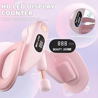 GAINING ที่หนีบขาแบบหมุนได้ 360° ชาร์จไฟผ่าน USB ปรับแรงต้านได้ เหมาะสำหรับการฝึกกล้ามเนื้ออุ้งเชิงกรานหลังคลอดในสตรี