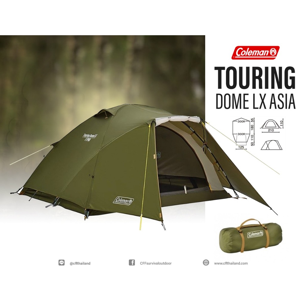 COLEMAN  Tent JAPAN TOURING DOME LX ASIA 2000038142 เต้นท์