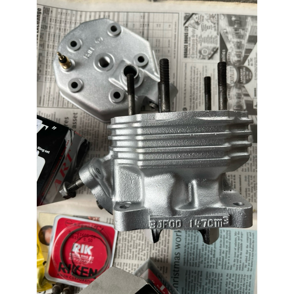 ชุดเสื้อสูบ Yamaha VR150 3jf00 เดิมๆพร้อมใช้งาน