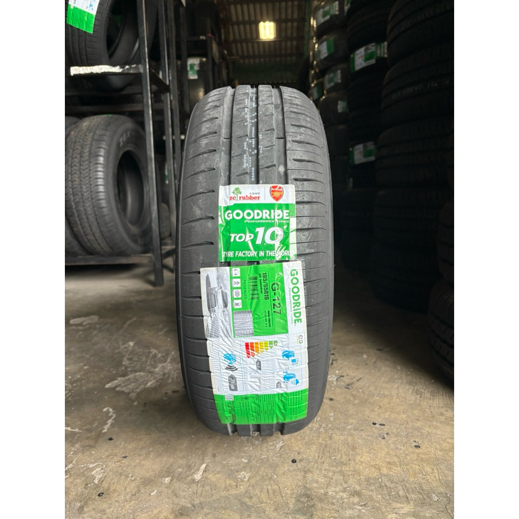 ยางรถยนต์ 185/55R16 ยี่ห้อ กู้ดไรท์ ลาย G127 ยางปี 26