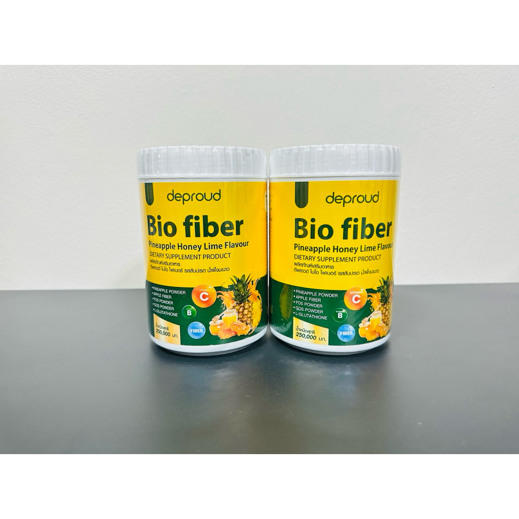 ไฟเบอร์สัปปะรด2กระปุก𝐁𝐈𝐎 𝐅𝐢𝐛𝐞𝐫 ขนาด250กรัม