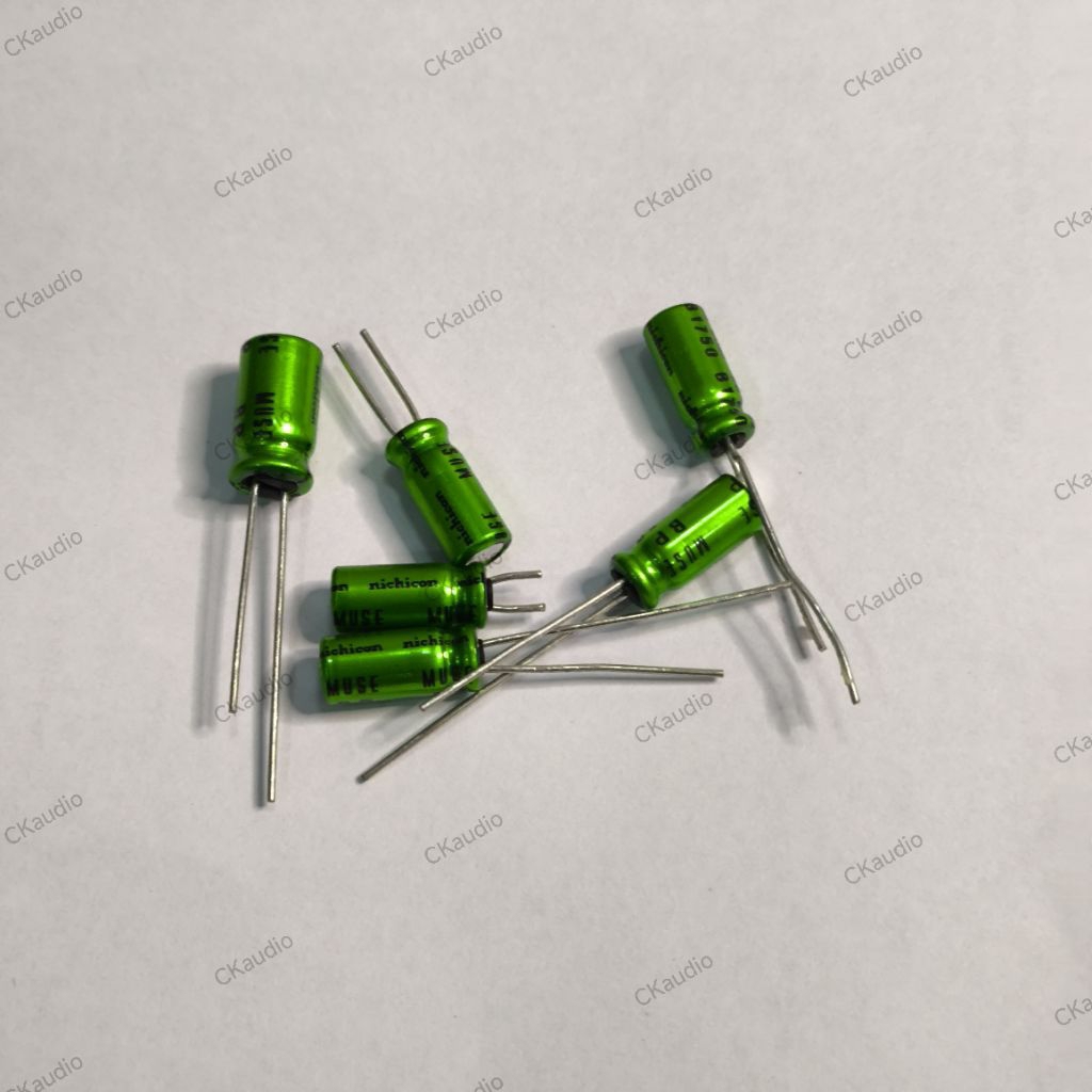 คาปาซิเตอร์ 0.47UF 1UF 2.2UF 4.7UF 10UF 22UF nichion PB MUSE  ออดิโอเกรด ตัวเก็บประจุคาปาซิเตอร์ ขายาว/ขาสั้น
