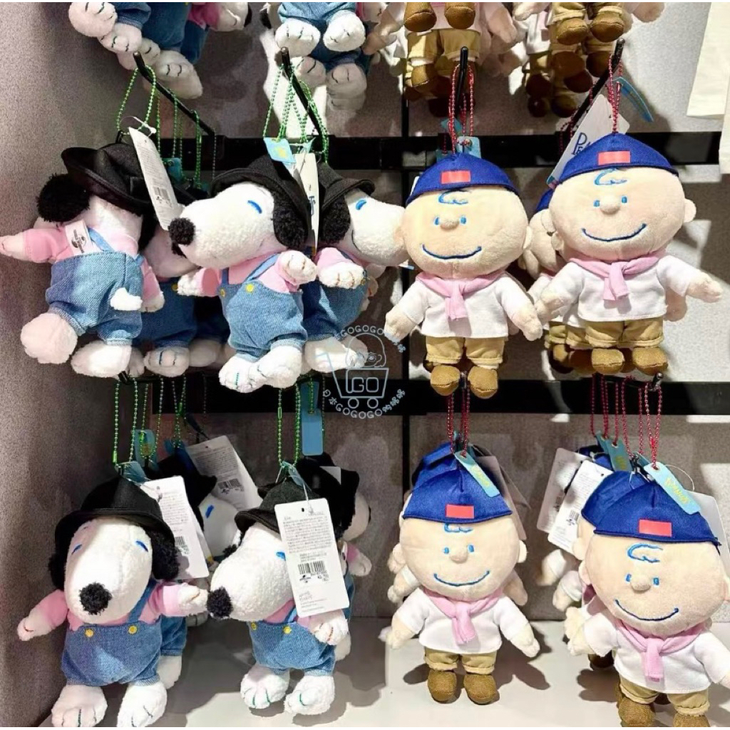 พวงกุญแจสนูปปี้ชาลี Osaka Universal Studios USJ Snoopy ของแท้💯