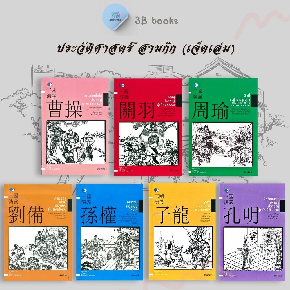 หนังสือ SET  ประวัติศาสตร์สามก๊ก : จิตวิทยา พัฒนาตนเอง ประวัติศาสตร์ ประวัติศาสตร์จีน ชีวประวัติ สามก๊ก