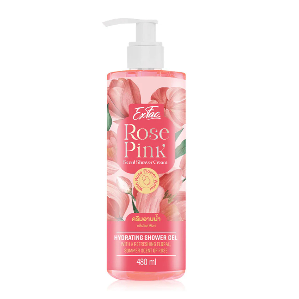 EXFAC ROSE PINK Shower Cream 480 ml.
