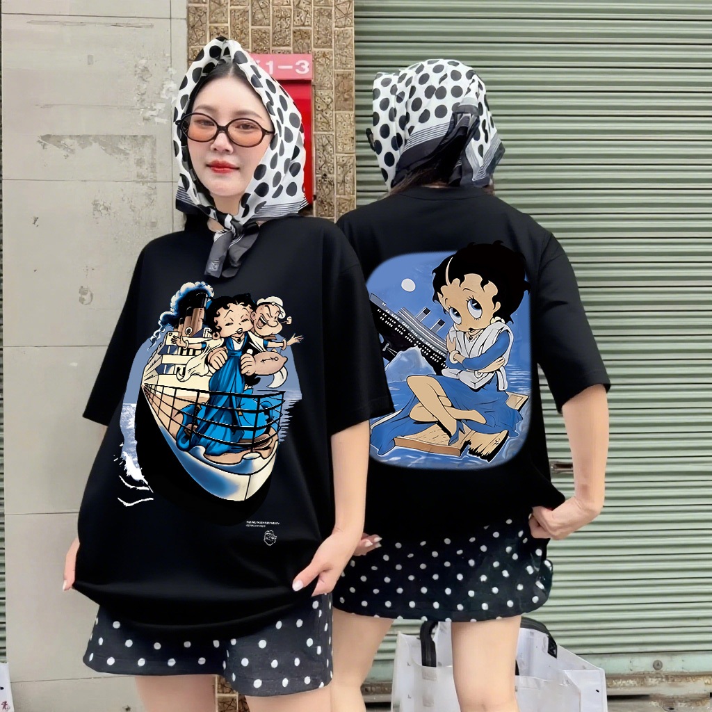 COD✅ (จัดส่งในกรุงเทพฯ) MAO Shop ❗️ครอปน่ารักๆ Unisex 100%Cotton งานใหม่ ทำเก่า ผ้าฟอกเฟดนุ่มไร้ตะเข็บข้าง เสื้อหวานๆ