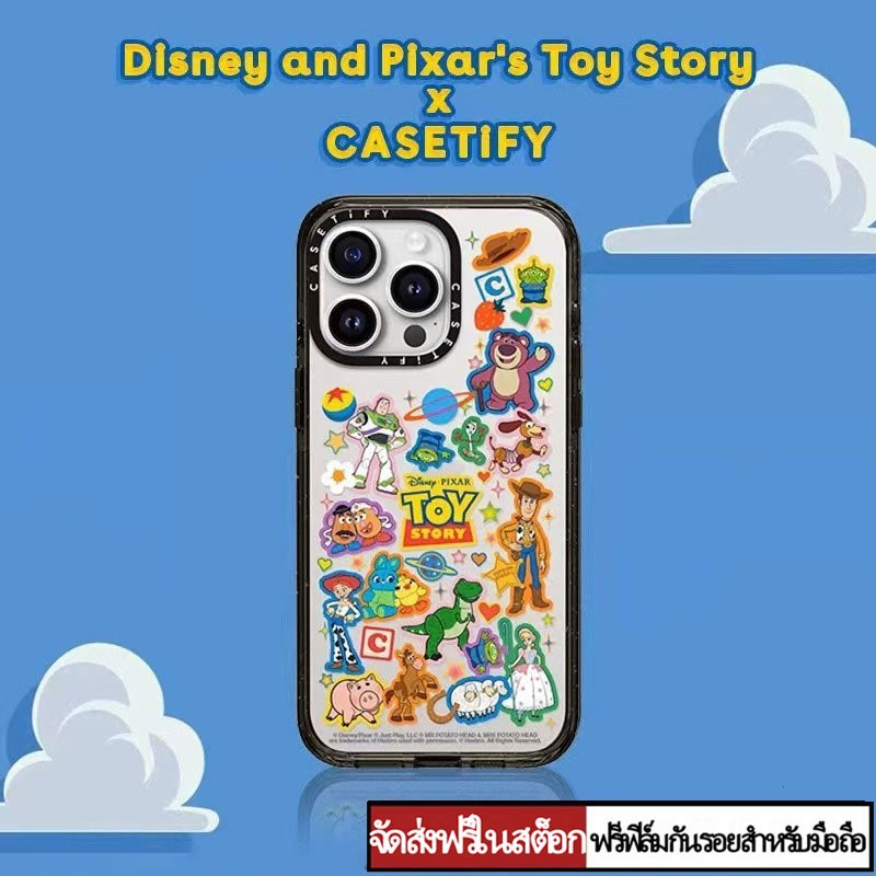 [พร้อมส่ง]CASETiFY Toy Story เคสกันกระแทก iPhone 16 ProMax/15 Plus/14 Pro/13/12/16 Pro/15/14 ProMax