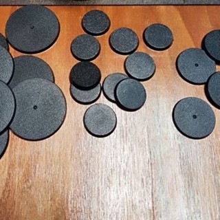 ฐานโมเดล base วงกลมสีดำขนาด 6 ซม. 5 ซม. 4 ซม. 3.2 ซม. 2.5 ซม…