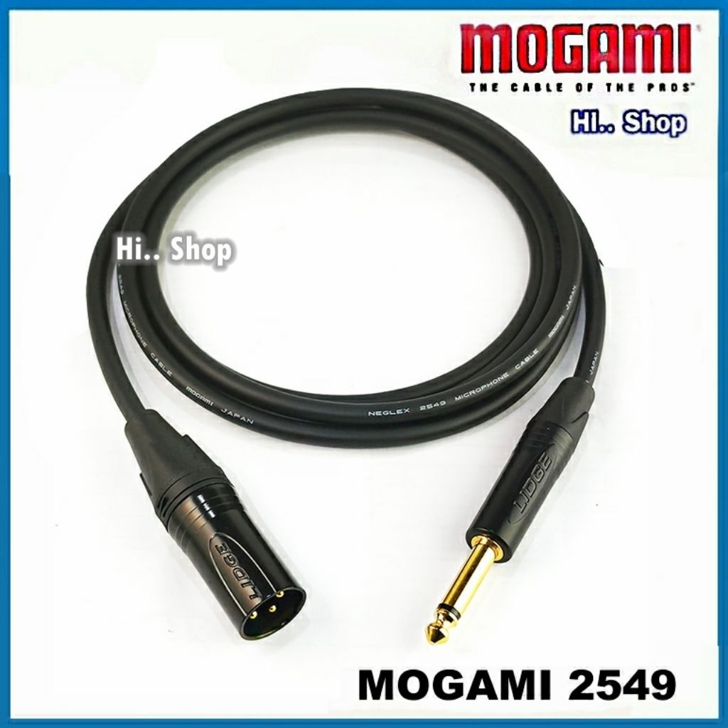 สาย TS-XLR(ผู้)  /ใช้สายMOGAMI 2549 /หัวLidge- REAN