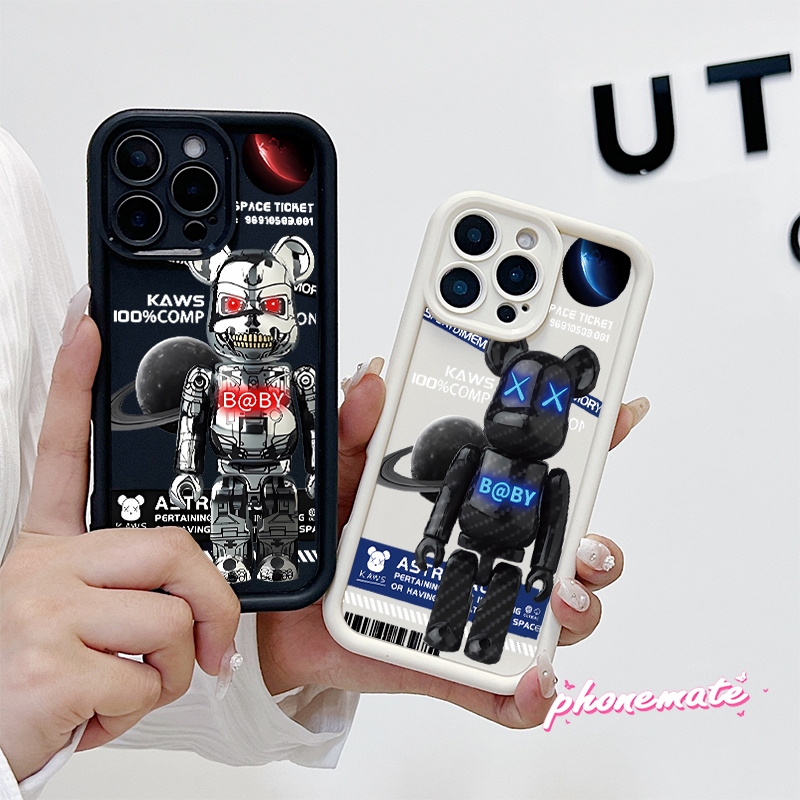 เคส Infinix Hot 40i Smart8/8Pro/8Pro+/HD SPARK20/SPARK20C เคสซิลิโคนนิ่มกันกระแทกแฟชั่นเคสโทรศัพท์หมีรุนแรงใหม่