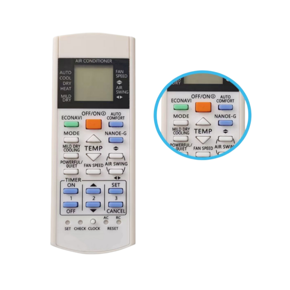 รีโมตควบคุมเครื่องปรับอากาศ A75C3300 สําหรับ Panasonic AC A75C3208 อีกหลายๆรุ่น
