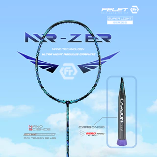 FELET ไม้แบดมินตัน รุ่น AIR ZER (7U) แถมเอ็น คละสี + ซองหนัง