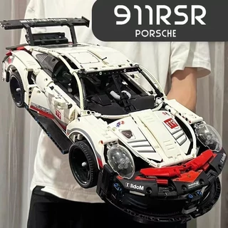 【COD】1580 ชิ้น บล็อกก่อสร้าง Porsche 911 เทคนิค รุ่นแข่ง ชิ้น ขนาดใหญ่ ของขวัญสำหรับเด็กชาย