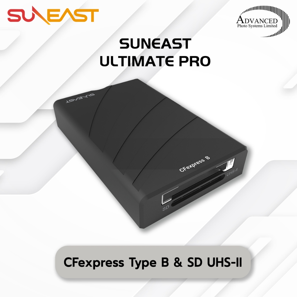 SUNEAST ULTIMATE PRO CFexpress Type B & SD UHS-II Card Reader