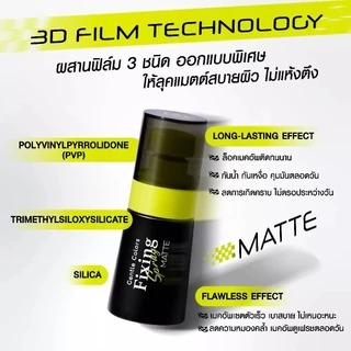 ถูก/แท้/มีไลฟ์ สเปรย์ล็อคเมคอัพ Gentle Colors Fixing Spray สเปรย์ ล็อคเมคอัพ เซ็ตเมคอัพ ผิวฉ่ำ ผิวโกลว์ คุมมัน ติดทน