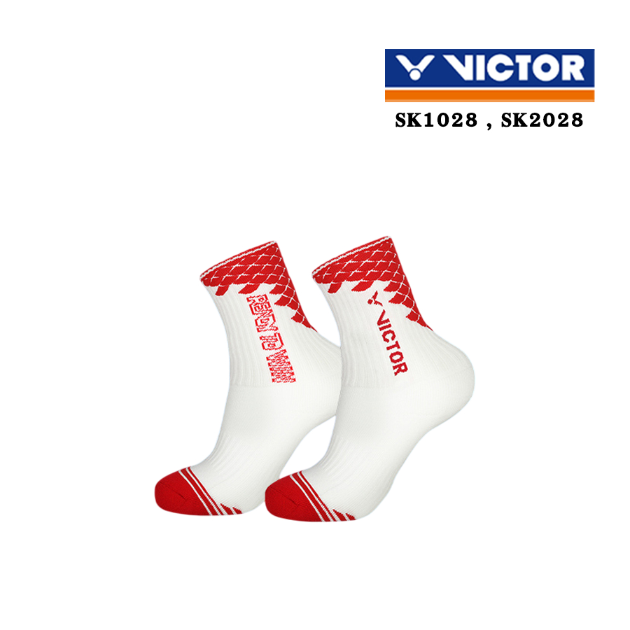 VICTOR  ถุงเท้ากีฬาแบดมินตัน รุ่น SK1028 / SK2028 ( CHINA UNIVERSITY )