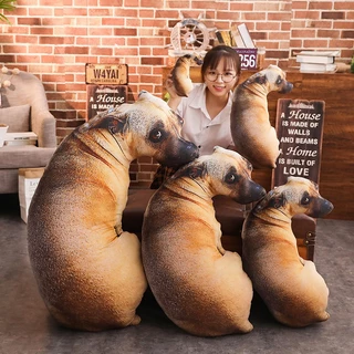พร้อมส่ง 20/50/70 cm ตุ๊กตาหมาหงอย หมอนหมาหงอย หมอนหมา 3D