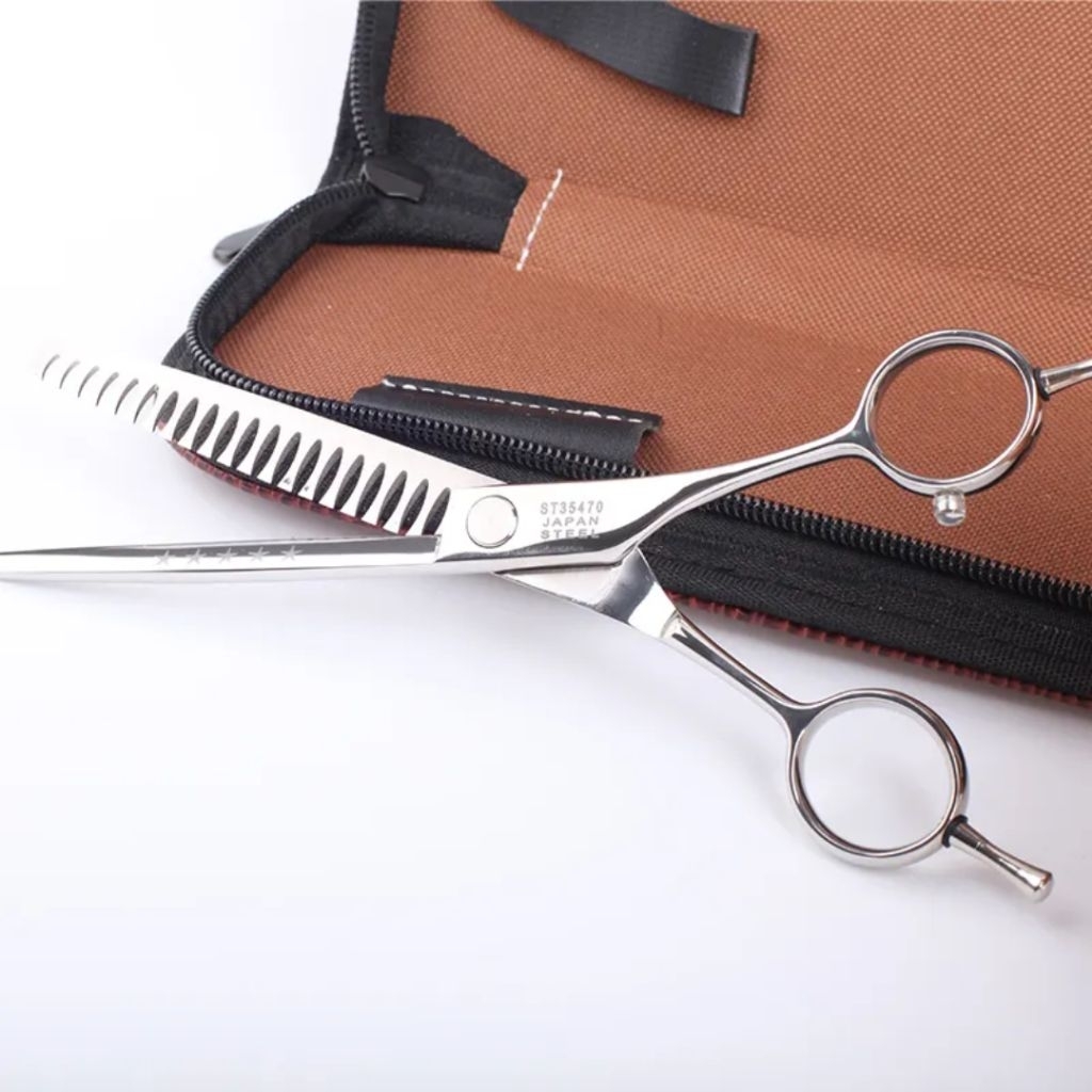 Shernbao Blending Thinner Scissors Model ST35475 5stars size 7.5" Professional Pet Grooming Shears Scissors ซอยหยาบ