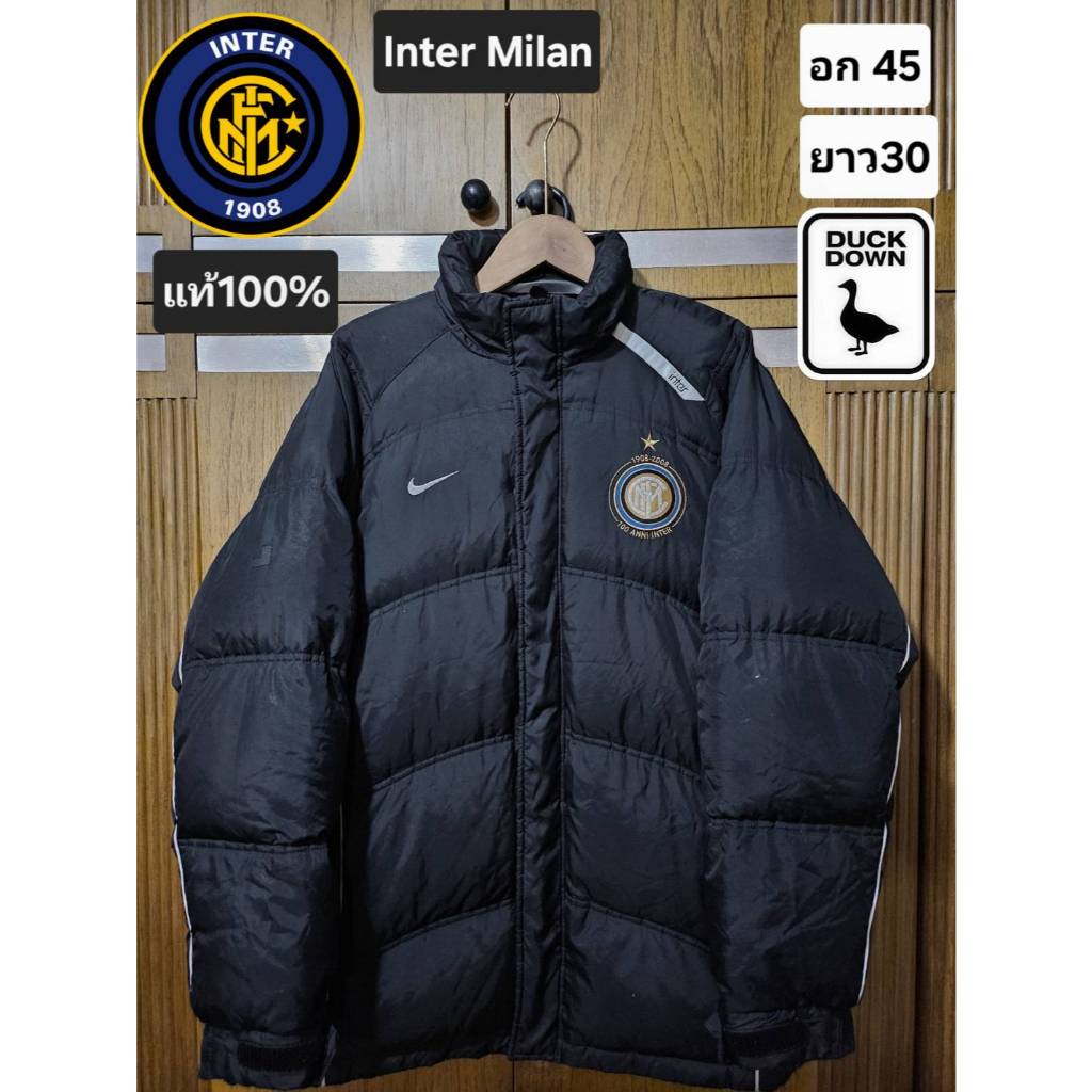 เสื้อกันหนาวขนเป็ด แบรนด์ ไนกี้  Inter milan  มือ2ของแท้