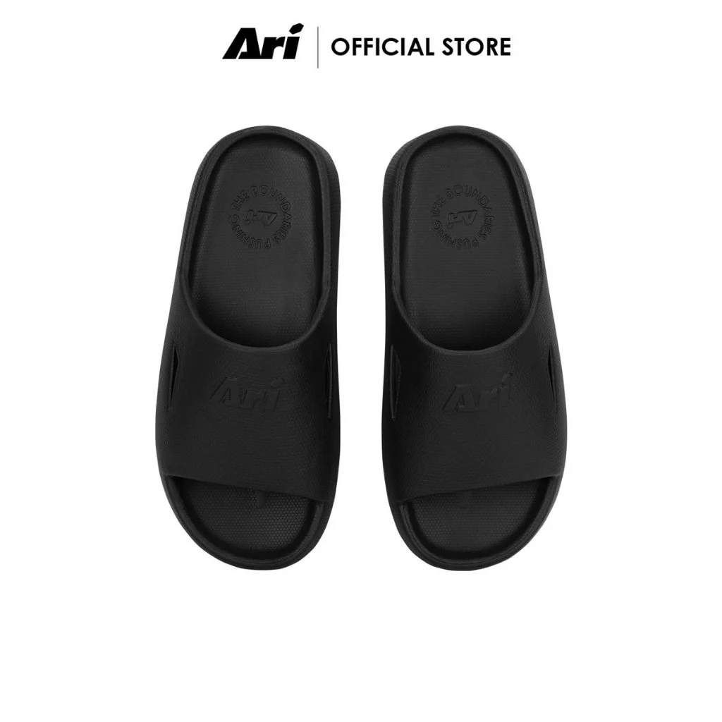 ARI MONOBLOCK SANDALS - BLACK (AFW0014-01) รองเท้าแตะ อาริ MONOBLOCK สีดำ