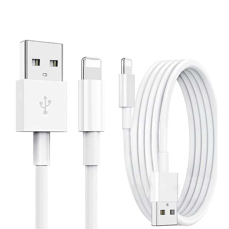 สายชาร์จ USB-A 1/2m 2A PD 20W เข้ากันได้กับ i&Phone 5-14 Pro Max Pad Air