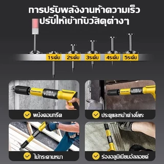 💥ฟรี 100 เล็บ💥ปืนยิงตะปู เปืนยิงตะปูแรงดันสูง เครื่องยิงตะปู แรงดันสูง ยิงยึดได้ทั้งไม้ เหล็ก ผนังปู